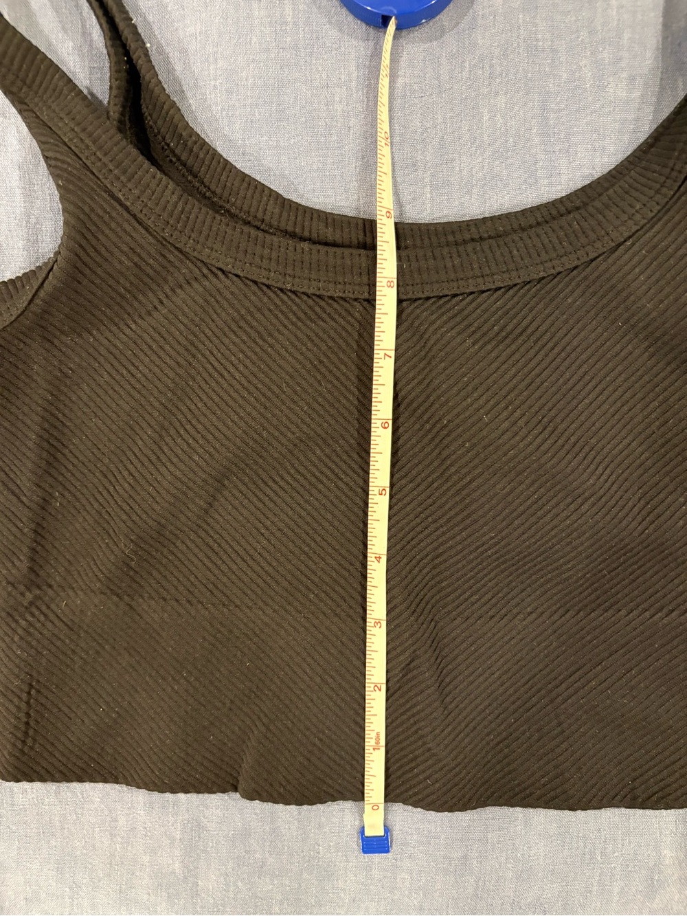 Nikibiki Black Ribbed Cropped Tank - Picture 4 of 5